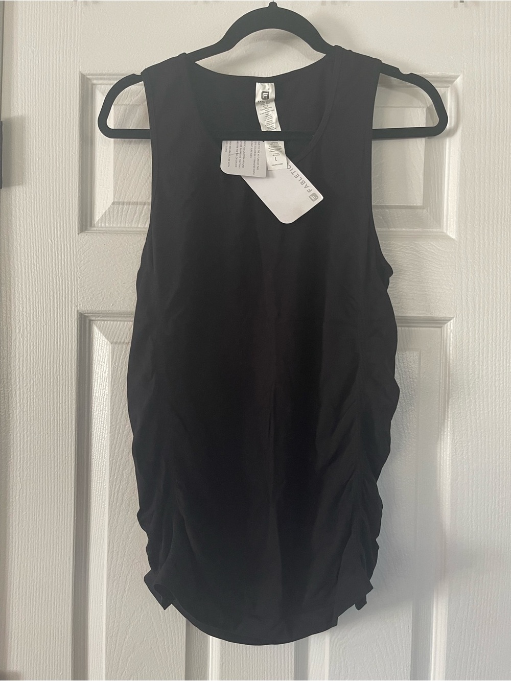 Fabletics Black Scoop Neck Sleeveless Top